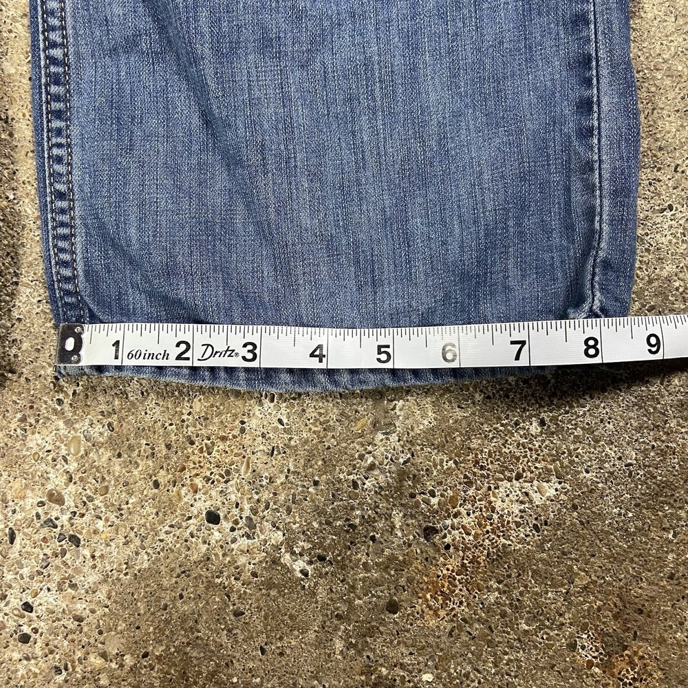 Levi's 527 Jeans Size 33x32 Blue Denim Medium Wash Slim Boot Cut Low Rise - Picture 7 of 9